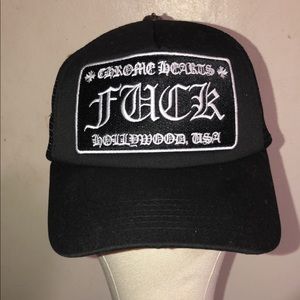Chrome Hearts “Fuck” Trucker Hat